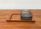 Mid-Century Danish Teak Tray with Glasses from Lüthje Wood, Set of 3, Image 4