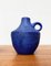 Minimalistische deutsche Mid-Century Vasen in Kobaltblau von Hartwig Heyne Pottery, 1960er, 3er Set 24