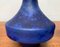 Minimalistische deutsche Mid-Century Vasen in Kobaltblau von Hartwig Heyne Pottery, 1960er, 3er Set 11