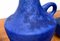 Minimalistische deutsche Mid-Century Vasen in Kobaltblau von Hartwig Heyne Pottery, 1960er, 3er Set 6