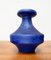 Mid-Century German Minimalist Cobalt Blue Vases from Hartwig Heyne Pottery, 1960s, Set of 3 20