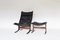 Vintage High-Back Siesta Chair & Ottoman by Ingmar Relling for Westnofa Norway, 1960s, Set of 2 3