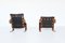 Scandinavian Wenge Plywood Lounge Chairs, 1970s, Set of 2, Image 8