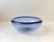 Mid-Century Blue Glass Bowl by Per Lütken for Holmegaard, 1960s 2
