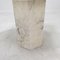 Italian Carrara Marble Side Tables, 1980s, Set of 3 8