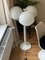 Mid-Century Space Age Stehlampe aus Opalglas mit Kugelglasschirmen von Targetti Saney, 1970er 1