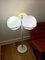 Mid-Century Space Age Stehlampe aus Opalglas mit Kugelglasschirmen von Targetti Saney, 1970er 17