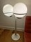 Mid-Century Space Age Stehlampe aus Opalglas mit Kugelglasschirmen von Targetti Saney, 1970er 20
