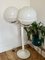 Mid-Century Space Age Stehlampe aus Opalglas mit Kugelglasschirmen von Targetti Saney, 1970er 16