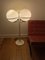 Mid-Century Space Age Stehlampe aus Opalglas mit Kugelglasschirmen von Targetti Saney, 1970er 11