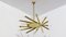 Brass Tubes Chandelier from Stilnovo, 1950s, Image 7