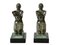 Art Deco Extase Bookends in Spelter & Marble by Fayral/Pierre Le Faguays for Max Le Verrier, Set of 2, Image 8