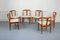 Juliane Teak and Bouclé Dining Chairs by Johannes Andersen for Uldum, 1960s, Set of 6, Image 10