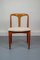 Juliane Teak and Bouclé Dining Chairs by Johannes Andersen for Uldum, 1960s, Set of 6 13