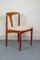 Juliane Teak and Bouclé Dining Chairs by Johannes Andersen for Uldum, 1960s, Set of 6 14