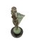 Femme Au Voile Sculpture in Spelter & Marble by Max Le Verrier, Image 8