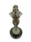Femme Au Voile Sculpture in Spelter & Marble by Max Le Verrier 9