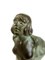Femme Au Voile Skulptur aus Spelter & Marmor von Max Le Verrier 5