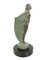 Femme Au Voile Sculpture in Spelter & Marble by Max Le Verrier 10
