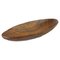 Large Brutalist Wood Bowl in a Brown Patina, France, 1960s, Image 1