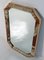 Vintage Octagonal Onyx & Brass Mirror, Italy, 1970s, Image 8