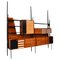 Large Wall Unit / Dry Bar by Vittorio Dassi for Mobili Cantù, Italy, 1950s 1