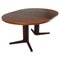 Oval Dining Table attributed to Henning Kjaernulf for Vejle, Denmark, 1960s 1