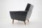 Fauteuil en Cuir Noir, Danemark, 1960s 8