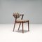 Rosewood No 42 Dining Chairs with Paul Smith Upholstery by Kai Kristiansen for Andersen Møbelfabrik, 1950s, Set of 2 6