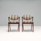Rosewood No 42 Dining Chairs with Paul Smith Upholstery by Kai Kristiansen for Andersen Møbelfabrik, 1950s, Set of 2 2