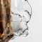 Clear and Brown Glass Wall Light from J.T. Kalmar, 1960s 4