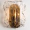 Wandlampe aus klarem & braunem Glas von JT Kalmar, 1960er 13