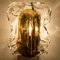 Clear and Brown Glass Wall Light from J.T. Kalmar, 1960s 17