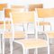 French Model 510 Stacking School or Dining Chairs from Mullca, 1950s, Set of 10, Image 2