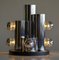 Zylinderförmige Italienische Tischlampe aus Chrom von Arredoluce, 1965 6