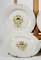 Italian Plates with Coat of Arms by Marcati Mancioli, 1950s, Set of 4 3