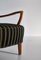 Modern Danish Wingback Chair in Oak & Traditional Danish Olmerdug Wool by Henning Kjærnulf, 1950s, Image 9