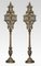 Bronze Newel Post Lamps, Set of 2 1