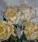 Maya Kopitzeva, Yellow Roses, 1968, Oil, Framed 5