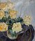 Maya Kopitzeva, Yellow Roses, 1968, Oil, Framed 3