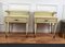 Tables de Chevet Art Déco en Bois, Laiton et Verre, Italie, 1950s, Set de 2 2