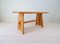 Mid-Century Sculptural Dining Table in Pine by Göran Malmvall, Sweden, 1950s 5