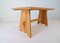 Mid-Century Sculptural Dining Table in Pine by Göran Malmvall, Sweden, 1950s 6