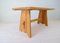 Mid-Century Sculptural Dining Table in Pine by Göran Malmvall, Sweden, 1950s, Image 6