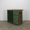 Brocante Wooden Blue-Green Workbench 3