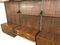 Mueble de pared italiano Mid-Century moderno de madera, años 60, Imagen 7