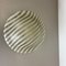 Zebra Glass Flushmount Wall Light attributed to Peill & Putzler, Germany, 1980s, Image 3