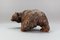 Hand Carved Bear Figure with Glass Eyes, Germany, 1930s, Image 3
