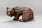 Hand Carved Bear Figure with Glass Eyes, Germany, 1930s, Image 15