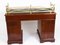 19th Century Victorian Inlaid Mahogany Pedestal Desk 20